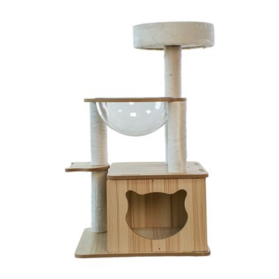 Mobili in legno per tiragraffi per gatti